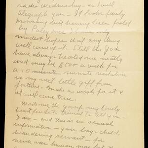 a page of handwritten text