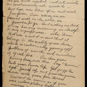 a page of handwritten text