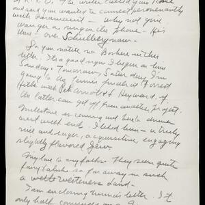 a page of handwritten text