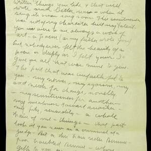 a page of handwritten text