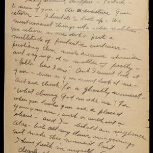 a page of handwritten text