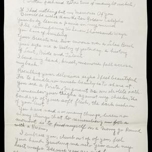 a page of handwritten text