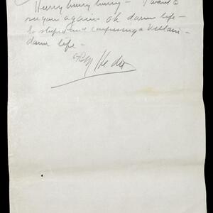 a page of handwritten text