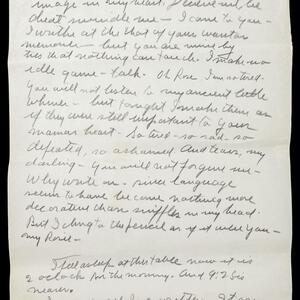 a page of handwritten text