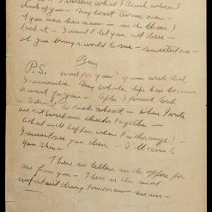 a page of handwritten text