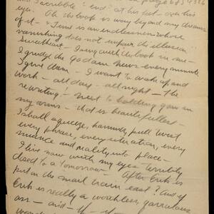 a page of handwritten text