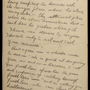 a page of handwritten text