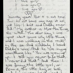 a page of handwritten text