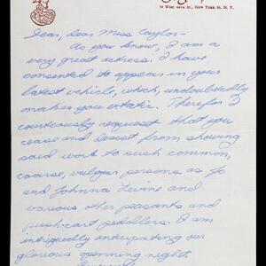 a page of handwritten text