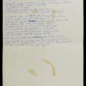 a page of handwritten text