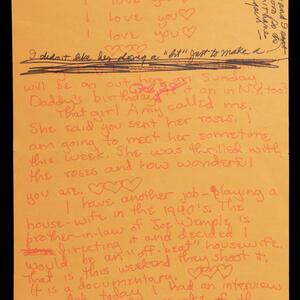 a page of handwritten text