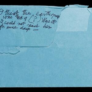 a page of handwritten text