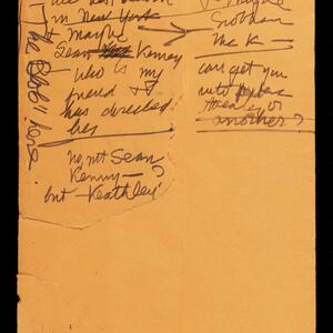 a page of handwritten text