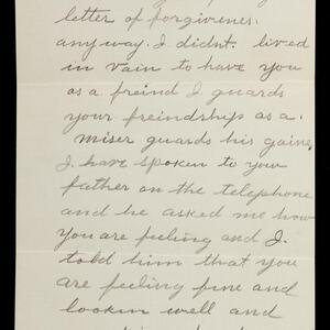 a page of handwritten text