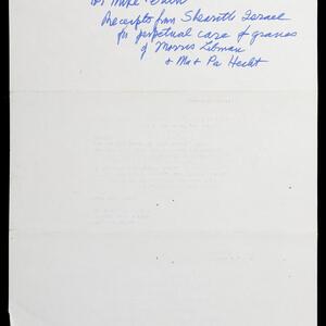 a page of handwritten text
