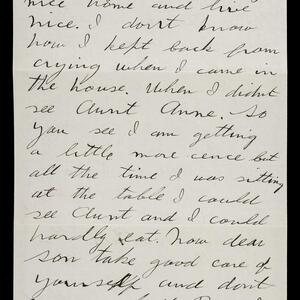 a page of handwritten text