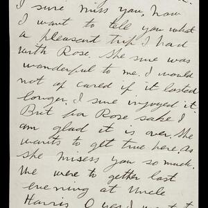 a page of handwritten text