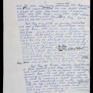a page of handwritten text