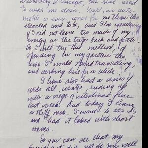 a page of handwritten text
