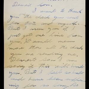 a page of handwritten text