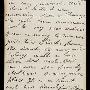 a page of handwritten text