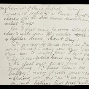 a page of handwritten text