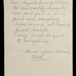 a page of handwritten text