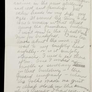 a page of handwritten text