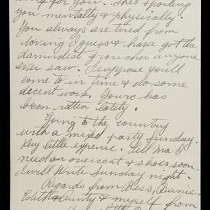 a page of handwritten text