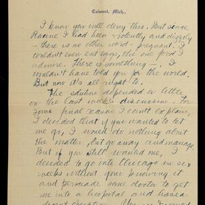 a page of handwritten text