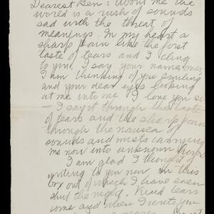 a page of handwritten text