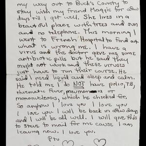 a page of handwritten text