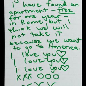 a page of handwritten text