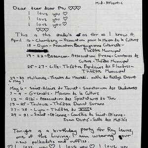 a page of handwritten text