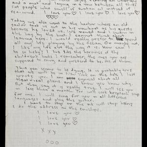 a page of handwritten text