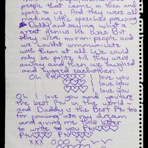 a page of handwritten text