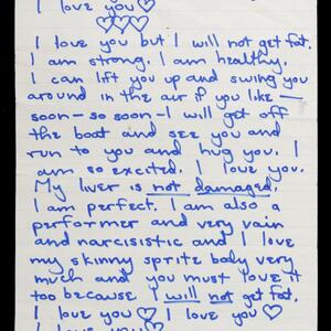 a page of handwritten text