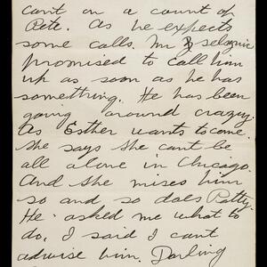 a page of handwritten text
