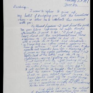 a page of handwritten text