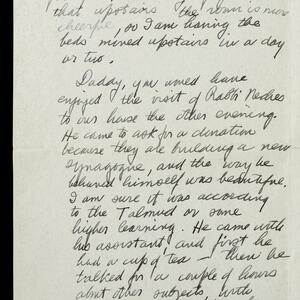a page of handwritten text