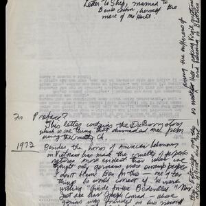a page of handwritten text