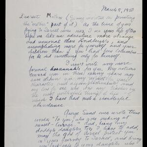 a page of handwritten text