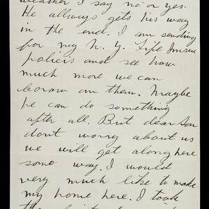 a page of handwritten text