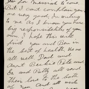 a page of handwritten text