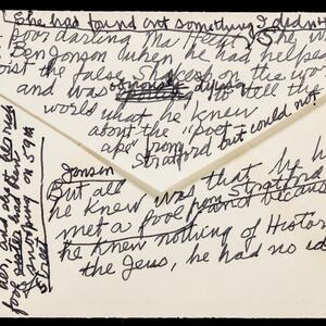 a page of handwritten text