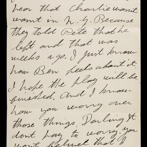 a page of handwritten text