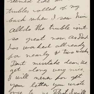 a page of handwritten text