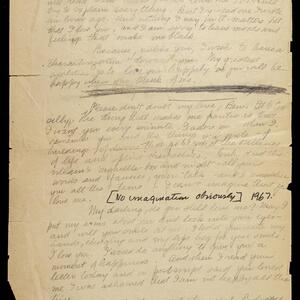a page of handwritten text