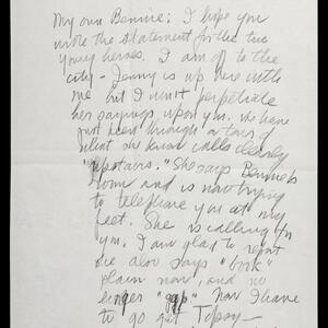 a page of handwritten text