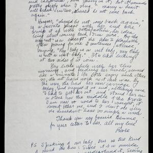a page of handwritten text